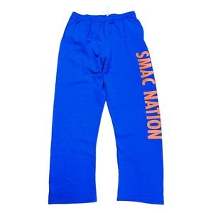 Mens Y2K Jerzees Smac Nation Spellout College Sweatpants Size L